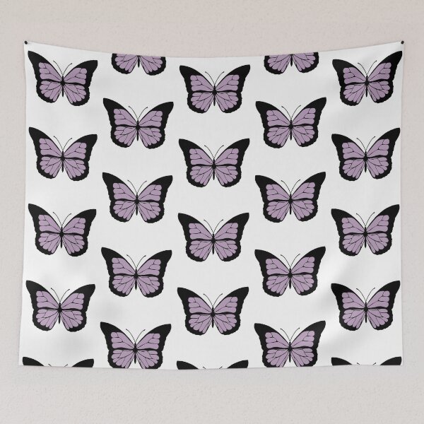Item preview, Light Purple Lavender Butterfly Illustration Design designed and sold by alainakozyart.