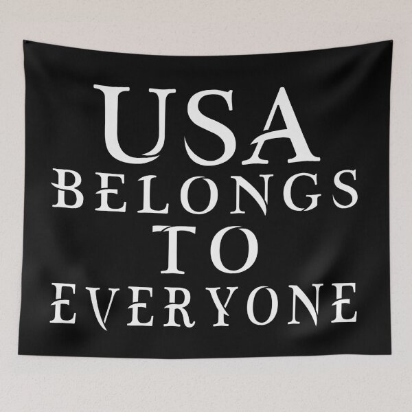 Item preview, usa belongs to everyone_ Black Lives Matter george floyd designed and sold by tiger-king.