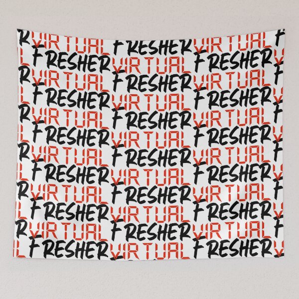 Item preview, Virtual Fresher (black & red) designed and sold by abigabhall.