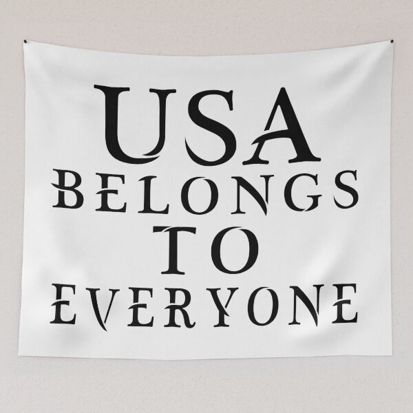 Item preview, usa belongs to everyone_ Black Lives Matter george floyd designed and sold by tiger-king.