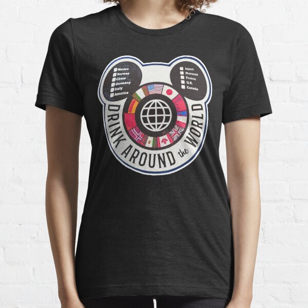 DRINK AROUND THE WORLD VINTAGE SHIRT Essential T-Shirt