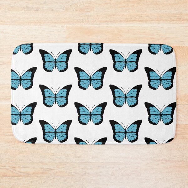 Item preview, Teal Blue Butterfly Illustration Design designed and sold by alainakozyart.
