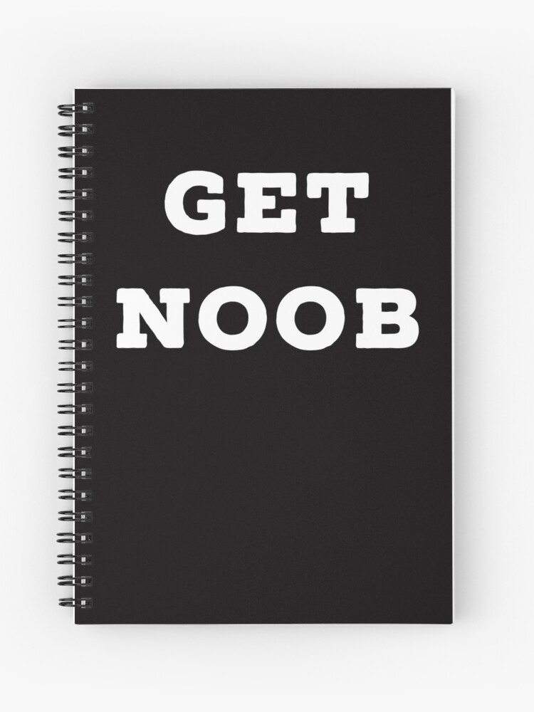 Roblox Get Noob Spiral Notebook By Superdad 888 Redbubble - www roblox get com