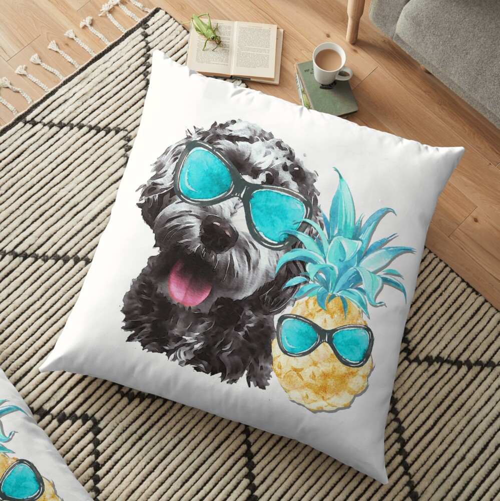 goldendoodle pillow pottery barn