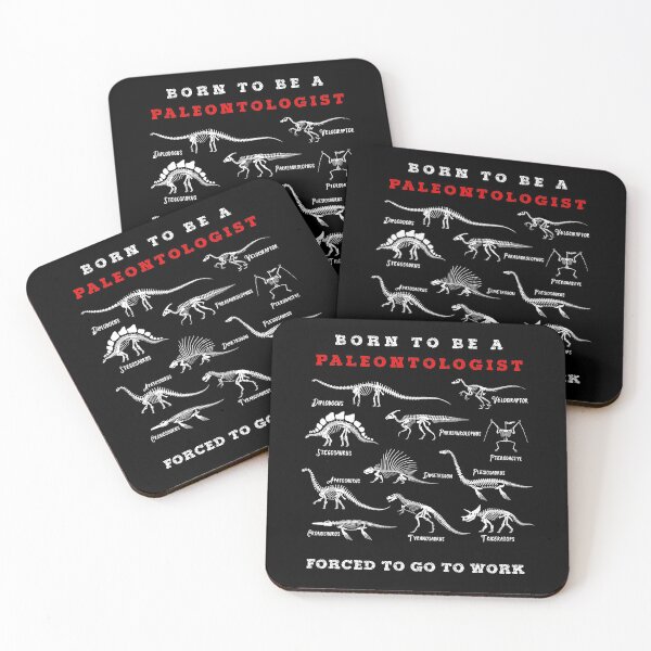 Item preview, Born To Be a Paleontologist Forced To Go To Work Funny Gift Idea For a Paleontology Lover designed and sold by Elegant Funny Designs..