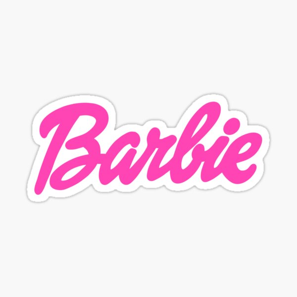 Pink Barbie Sticker By Sleeksnacks Redbubble