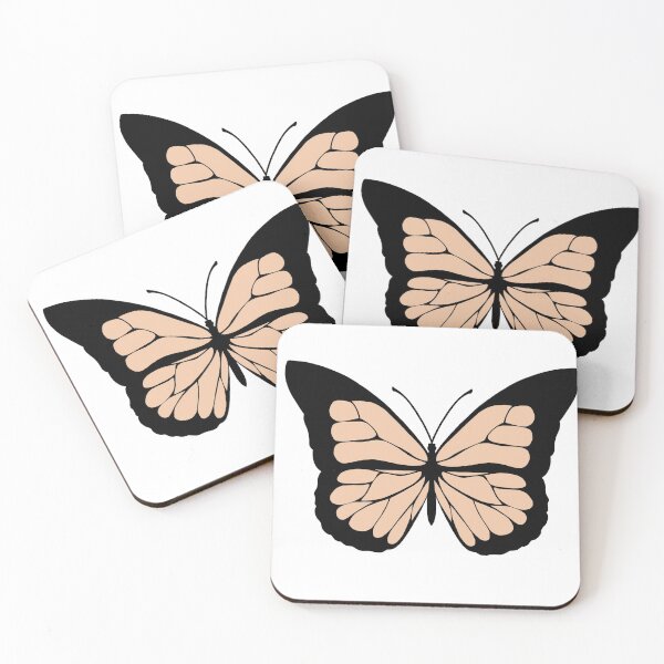 Item preview, Peach Light Tan Butterfly Illustration designed and sold by alainakozyart.