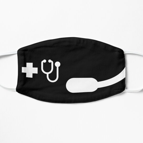 TeleHealth Headset with Medical Cross and Stethoscope Mask