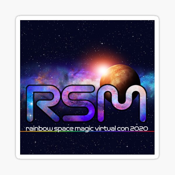 Rainbow Space Magic 2020 Logo Sticker
