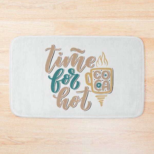 Item preview, Time for hot coca light background designed and sold by coffeeapparel.