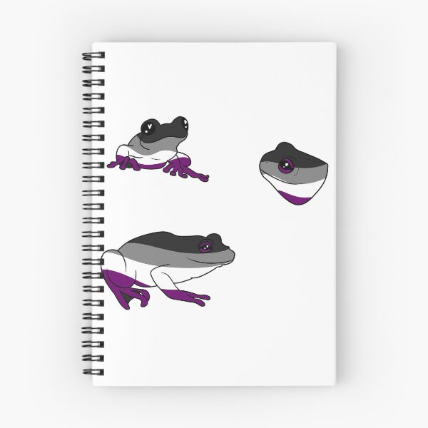 Item preview, Pride Frogs ~ Ace Edition designed and sold by sprucefall.