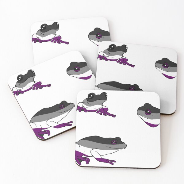 Item preview, Pride Frogs ~ Ace Edition designed and sold by sprucefall.