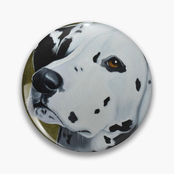 Item preview, Dalmatian Spots In Green Background  designed and sold by AshleyHaginArt.