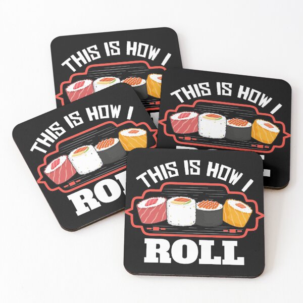 Item preview, This is How I Roll | Funny Sushi Lovers Gift graphic designed and sold by Lisbob.