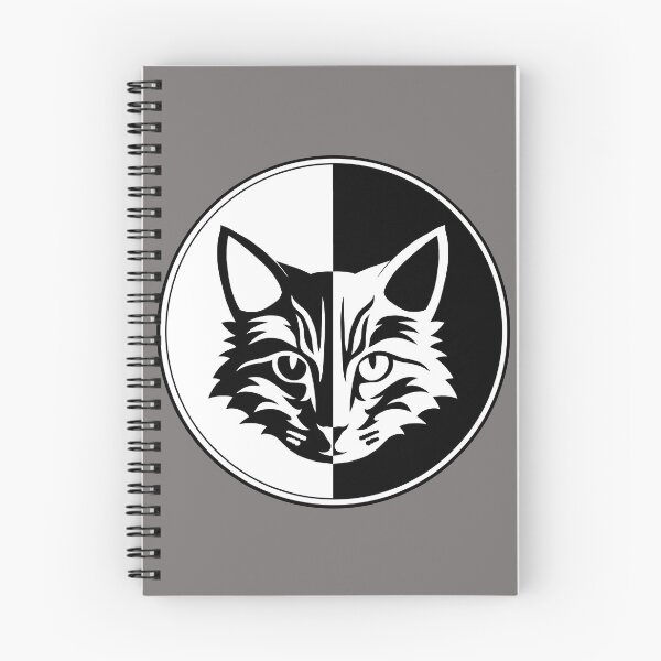 Artikelvorschau, YinYang Katzen Logo mit Style invertiert entworfen und verkauft von LEAVAEL.