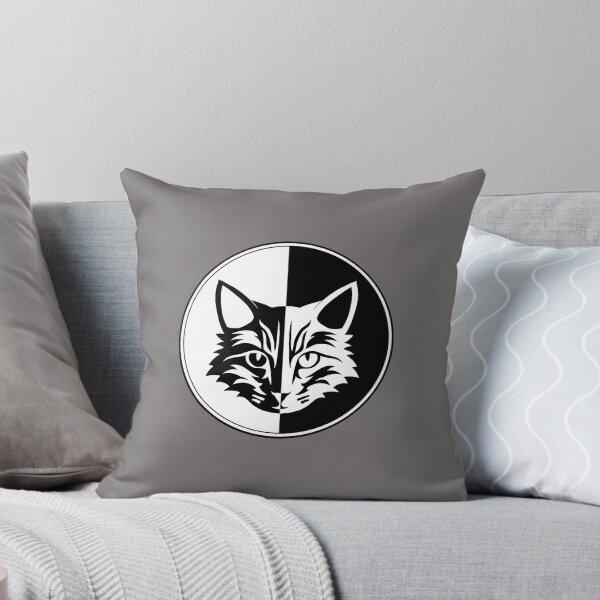 Artikelvorschau, YinYang Katzen Logo mit Style invertiert entworfen und verkauft von LEAVAEL.
