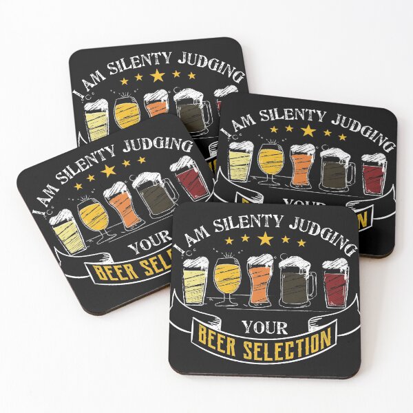 Item preview, Silently Judging Beer Snob graphic | Funny Craft Beer Tee designed and sold by Lisbob.