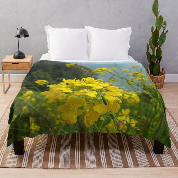 Item preview, Yellow Flowers on Oregon Coast designed and sold by HilaryLeslie.