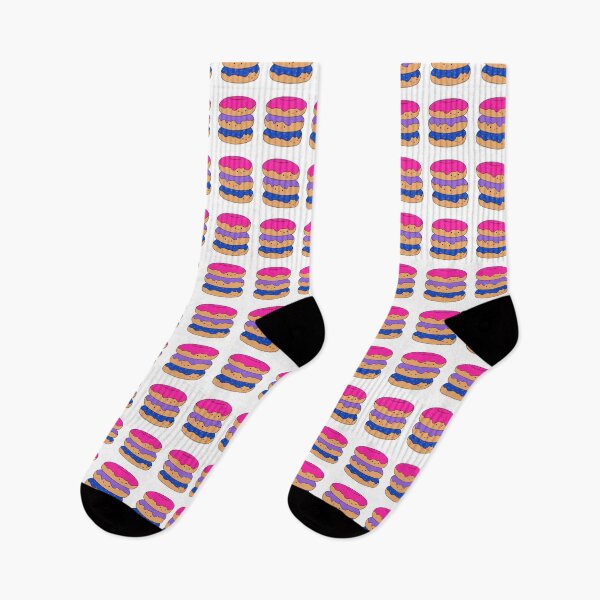 Item preview, Bi Pride Flag Donut Stack designed and sold by Elaine Carter.