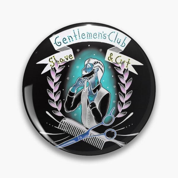 Item preview, Old School Gentlemen's Club Barber Shop Tattoo Design designed and sold by Tyler Rosso.