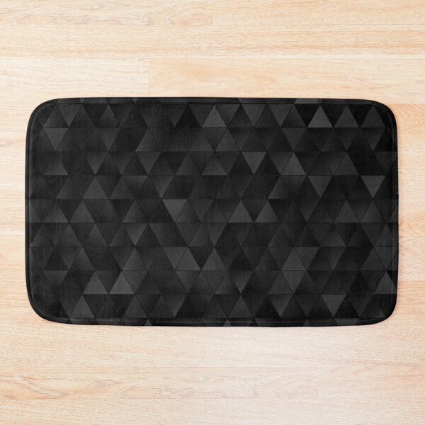Item preview, Charcoal Black Triangle Pattern designed and sold by Artefficient.