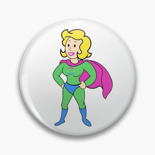 Item preview, Polysexual Pride Vault Girl designed and sold by usakoneko.