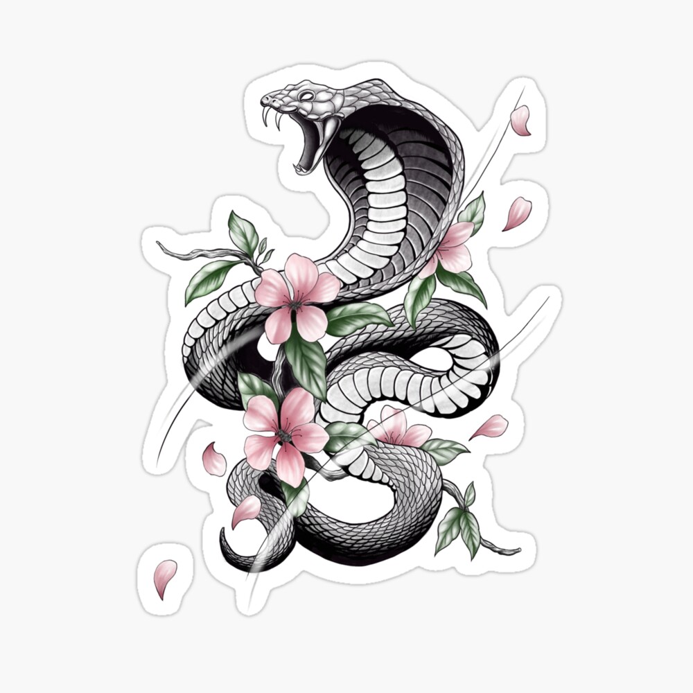 Buy King Cobra SVG Clipart. Snake Vector Drawing. Cobra Tattoo Design.  Spitting Snake Line Art. Reptile Outline Graphics. PNG & SVG Online in  India - Etsy