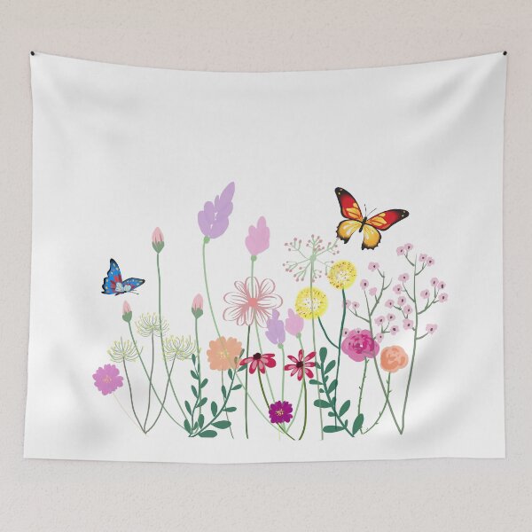 Item preview, Floral ,botanical,butterflies design  designed and sold by MariaMarinova.