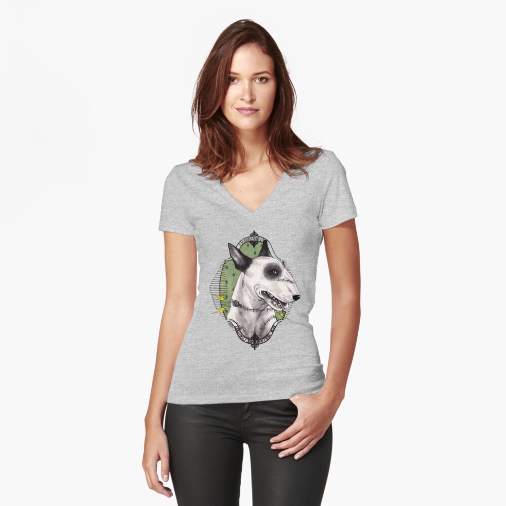 Item preview, Fitted V-Neck T-Shirt designed and sold by KatArtDesigns.