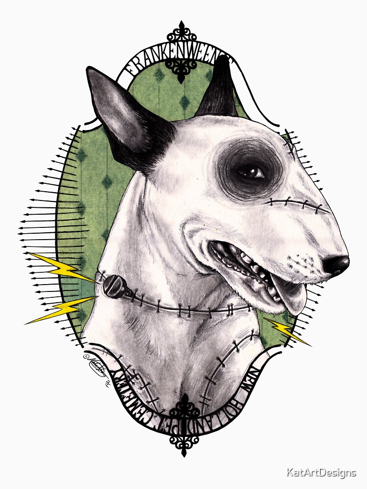Thumbnail 3 of 3, Racerback Tank Top, Frankenweenie designed and sold by KatArtDesigns.