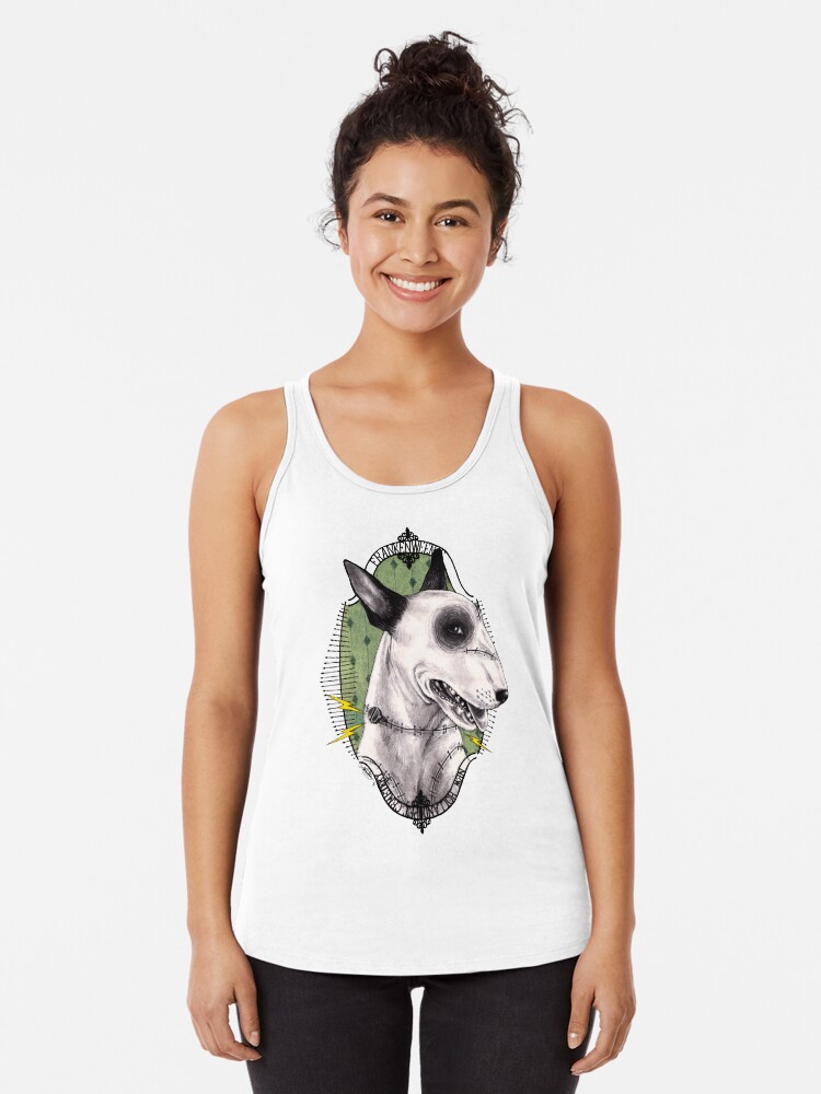 Thumbnail 1 of 3, Racerback Tank Top, Frankenweenie designed and sold by KatArtDesigns.