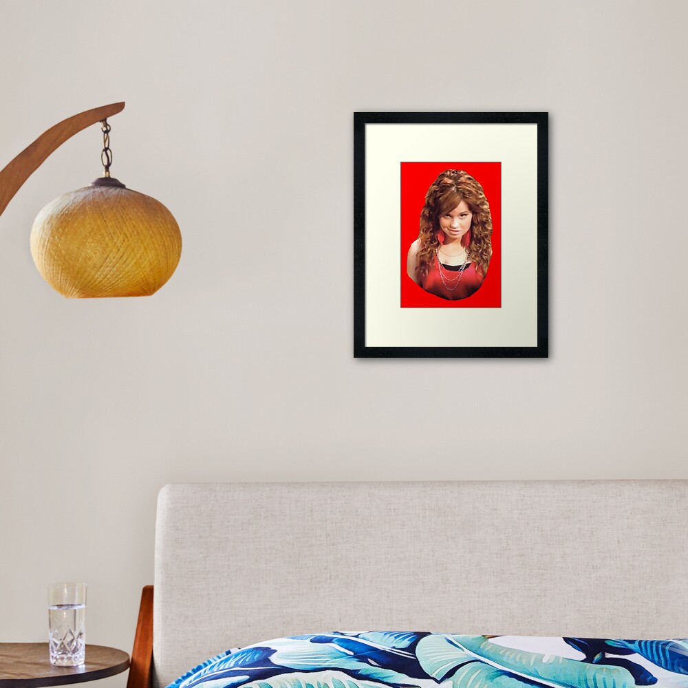 Radio Rebel Debby Ryan Meme Framed Art Print For Sale By Basakyavuz Redbubble 