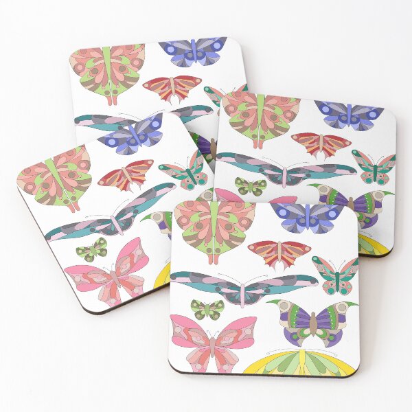 Item preview, Mariposas de colores pastel designed and sold by zenzooart.