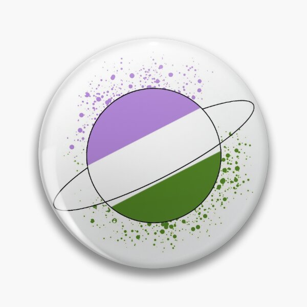Item preview, Genderqueer - Design 1 designed and sold by Pride-Planets.