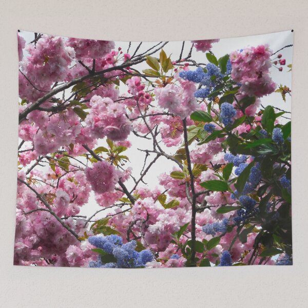 Item preview, Blue and Pink Blooms, London designed and sold by HilaryLeslie.