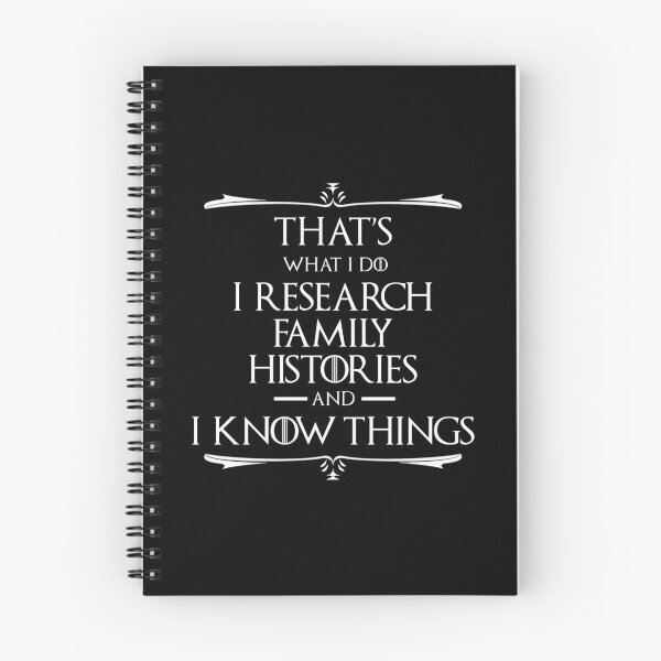 Item preview, That's What I Do I Research And Know Things Genealogy designed and sold by Cat Lady Designs.