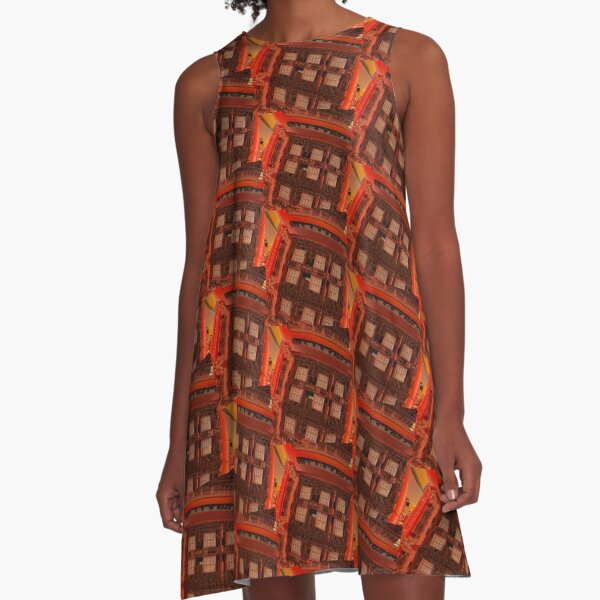 MandelBulb MagicBox on Fire A-Line Dress