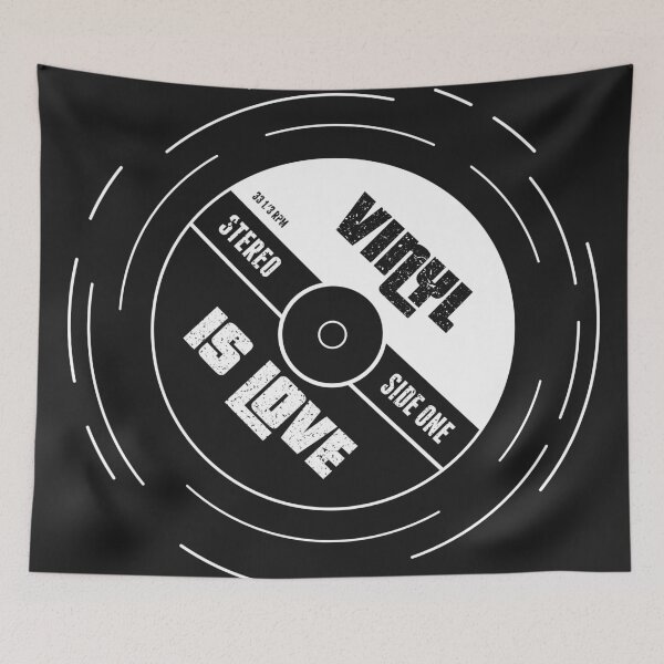 Item preview, Love Vinyl White designed and sold by animinimal.