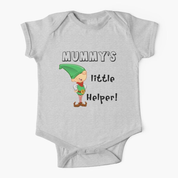 Elf - Mummy's Little Helper Short Sleeve Baby One-Piece