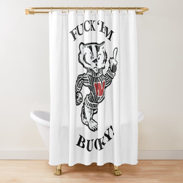 Disover F*ck &apos;Em, BUCKYY Bn! | Shower Curtain