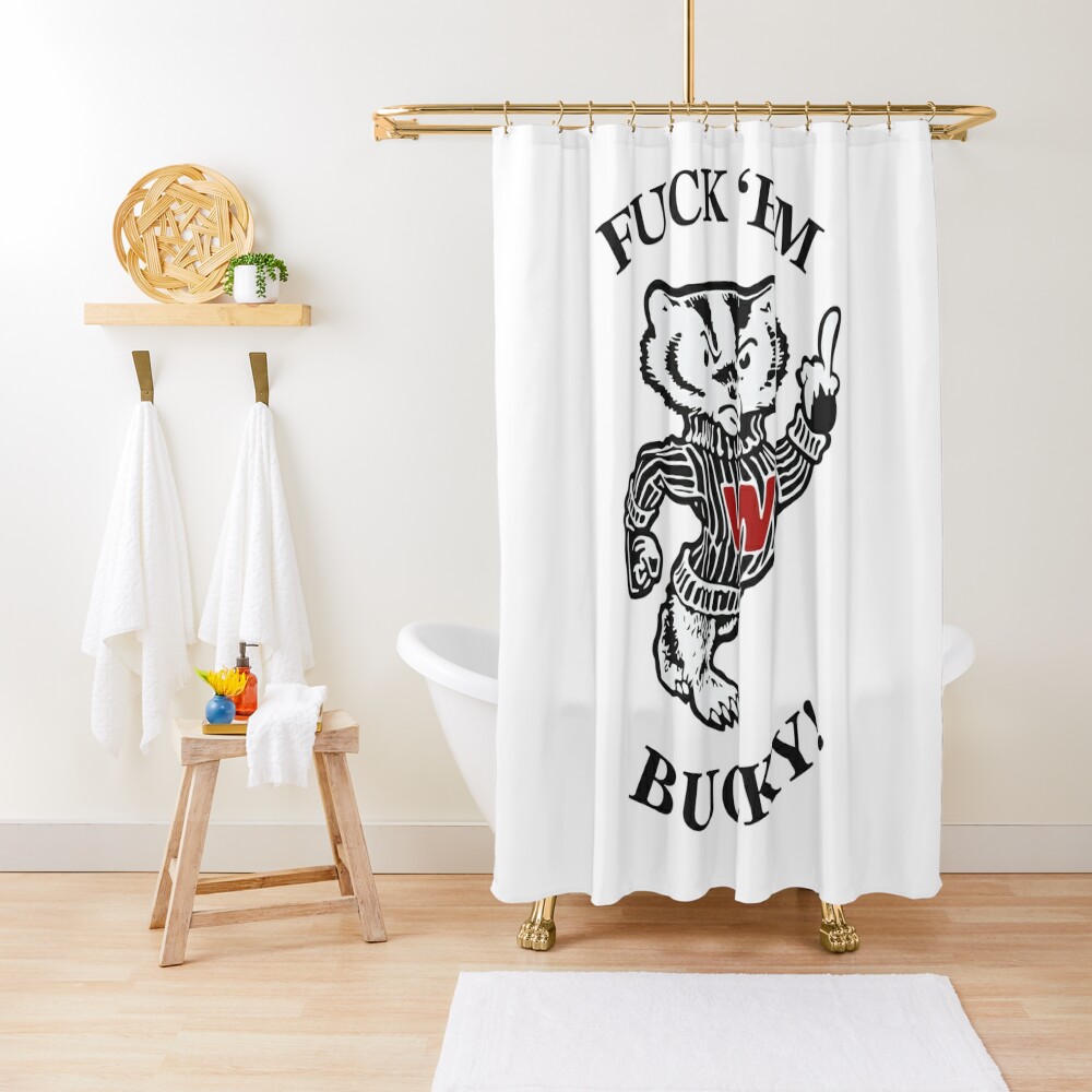 Discover F*ck &apos;Em, BUCKYY Bn! | Shower Curtain