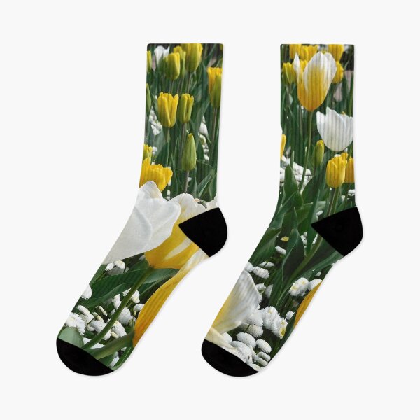 Item preview, White and Yellow Tulips, London designed and sold by HilaryLeslie.