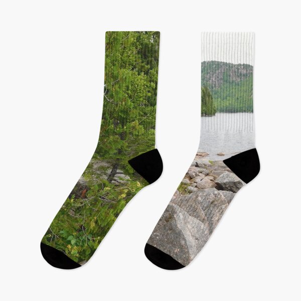 Item preview, Peaceful Scene in Acadia National Park, Maine designed and sold by HilaryLeslie.
