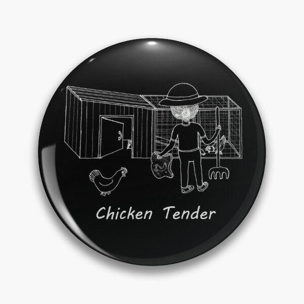 Item preview, Chicken Tender Invert Color Black Background designed and sold by kinetic-passion.