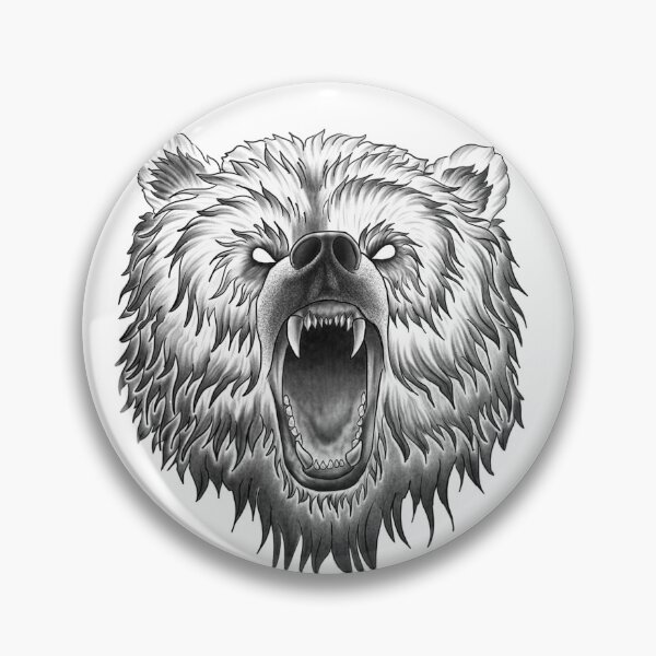 Item preview, Powerful Roaring Bear with Glaring Teeth designed and sold by Tyler Rosso.