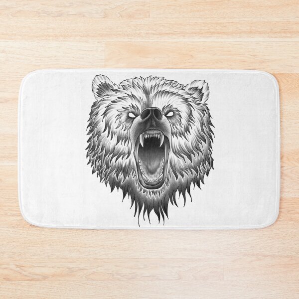 Item preview, Powerful Roaring Bear with Glaring Teeth designed and sold by Tyler Rosso.