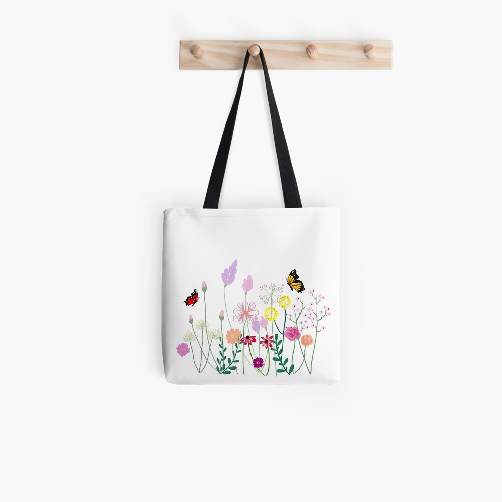 Bolsa de tela for Sale con la obra «Pintar flores» de tejasprithvi