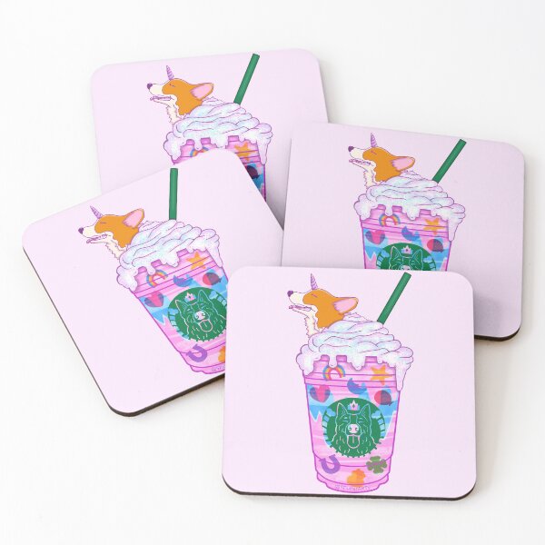 Item preview, UniCorgi Charms Frappuccino designed and sold by SPufferART.