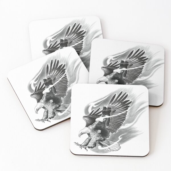 Item preview, Flying Eagle with Striking Talons on Fire designed and sold by Tyler Rosso.