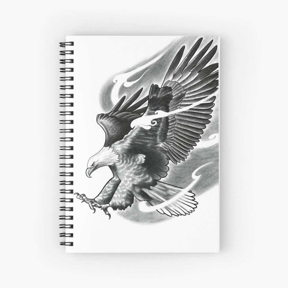 Eagle from the Black Line Ornament Stock Illustration - Illustration of  black, evening: 150876864